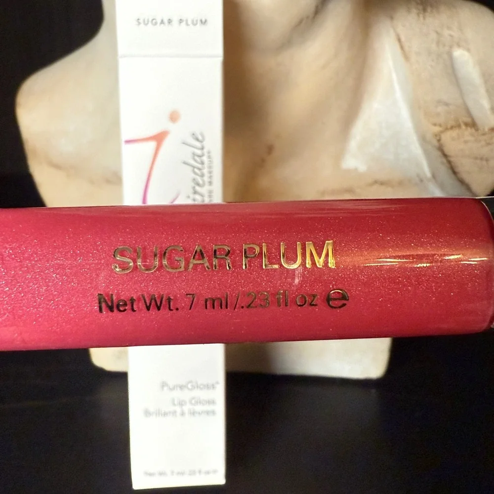 Jane Iredale PureGloss Lip Gloss Sugar Plum‎ Shimmer Hot Pink 7ml .23 fl oz NIB